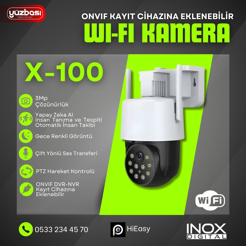 INOX X100 3MP Wi-Fi Kamera